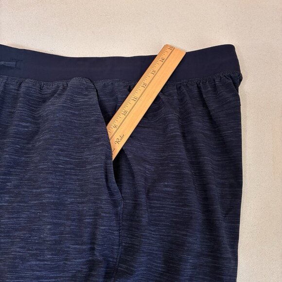 Lululemon T.H.E. Short Mens Medium Heathered Dark Gray Pull On Pockets NO LINER - Picture 5 of 10